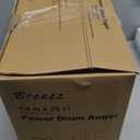 Drain Auger, Clog Remover with Drill Adapter, 25 Feet Flexible Plumbing Snake Use Manually or Powered for Kitchen,Bathrom and Shower Sink, Comes with Gloves (orange)