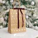 AIMUDI Burgundy Christmas Tree Bows 4.5" x 7" Wreath Bows Velvet Bows for Holiday Crafts, Garlands, Staircase, Home Outdoor Winter Christmas Decorations, 24 PCs