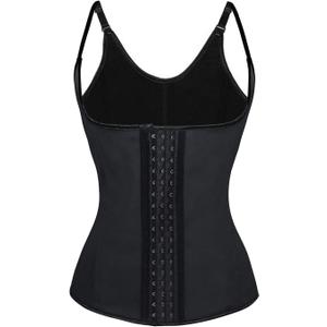 Charmian Women's Latex Underbust Waist Training Steel Boned Shapewear Corset, L