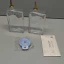 Molimoli Olive Oil Dispenser Bottle for Kitchen, Automatic Pourer, Glass Thin Bottle Dispenser for Kitchen, Olive Oil Cruet, | Set of 2 - Gold