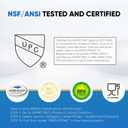 PUREPLUS ADQ747935 Replacement for LG LT1000P LT1000 Kenmore Elite 9980 LT1000PC, MDJ64844601 ADQ74793501, LMXS28626S, LFXS26973S, LT120F Refrigerator Water and Air Filter,3Pack, Model: RWF4700AC