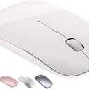 Bluetooth Wireless Mouse for MacBook Air Mac Pro Laptop Computer iPad Pad PC Laser Optical Rechargeable Mini Slim Silent Mouse Widely Used Desktop Hp iMac