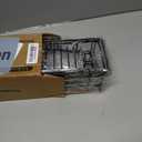 Veken Shower Caddy 6-Pack, Advanced Rustproof Design, No Drilling Adhesive Shelves, Rack with Soap Holder, Large Capacity Bathroom Organizers and Storage, Wall-Mounted Kitchen & Home Decor (Black)