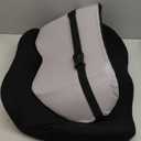 Lexeme X Large Memory Foam Seat Cushion Lumbar Support Pillow for Sciatica & Tailbone Pressure Relief Coccyx Pad for Office Chair, Car,Wheelchair,Home,Office (Black)