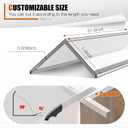Magicheap 2 Pack Wall Corner Protector, 31.5in x 1.18in, Clear