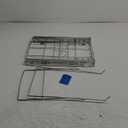 Youeon Pull Out Trash Can Under Cabinet, Adjustable Stainless Steel Under Sink Trash Can Pull Out, Slide Out Garbage Shelf, Fit for 7-11 Gallon Trash Can (Not Included)