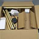 Gold Floor Lamps for Living Room Bedroom-3 Light Glass Floor Lamp with Three Led Bulb,Mid Century Standing Lamp Vintage Brass Tall Lamp Tree Floor Lamp for Bedroom Corner (5.85inch, gold-green-Dragonfly)