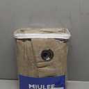 MIULEE 100% Blackout Linen Textured Curtains for Bedroom Solid Thermal Insulated Copper Brown Grommet Room Darkening Curtains & Drapes Luxury Decor for Living Room Nursery 52 x 108 Inch (2 Panels)