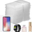 Bubble Out Bags, 6x8 Inches Bubble Cushion Wrap Pouches, Double Walled Cushioning Bags Thickening Shockproof Foam Bags for Shipping, Storage, and Moving - 50pcs