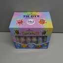 24 Colors Tie Dye Kit, Tie Dye Set for Kids, Pre-Filled Bottles, Non Toxic Permanent Fabric Dye Art Set, Easy DIY Fabric Art - Create Fun (24 Colors)