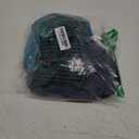 Turquoise And Black Swirl Design T-Shirt, XL