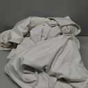 StangH Cream White Velvet Curtains-Luxury White Window Curtains 84 inches Long for Living Room Light Dimming Kids Drapes Thermal Insulated Home Decor for Bedroom/Backdrop, W52 x L84, 2 Panels, Adult (White Series - Ivory)