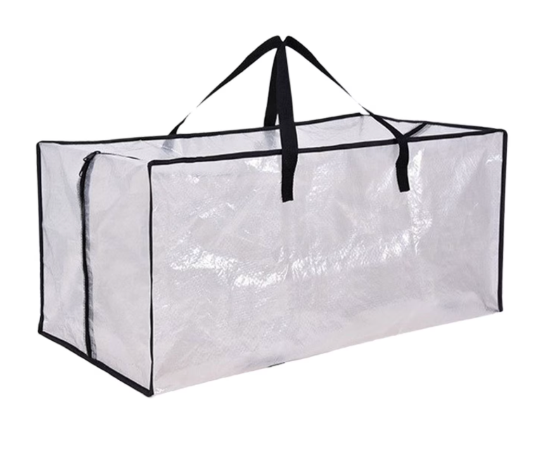 Storage Bag Heavy Duty Clear Plastic Bags With Handles 
 38x19 in, 6pcs,
