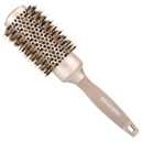 Round Brush Blow Out with Boar Bristles, Nano Thermal Ceramic Ionic Round Hair Brush for Women Blow Drying, Enhance Texture for Styling (1.75 Inch Barrel, 2.9 Inch with Bristle)