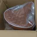 Geometric Pattern Bike Saddle for Boys, High-Resilience Sponge, Durable Plastic & Iron Frame, Fits 12-18 Inch Boys' Bikes (Brown)