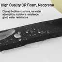 Wedge-Shape Window Weather Stripping Door Seal, 118 Foam Winter Insulation Strip for Exterior Front Door Frame Window Soundproofing Noise Cancelling Window Inserts