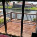 50 Pack - 32.25"x1" Balusters for Deck Railing Curve Aluminum Deck Balusters Face Mount Metal Deck Spindles Shiny Black