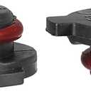 Unifizz Black Universal 2pcs 9006 HB4 LED Car Headlight Adapter Base Bulb Sockets Retainer Holder