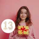 13th Birthday Decorations for Girls Boys,13th Birthday Party Decorations for Centerpieces Table,Light Up Numbers 13 Sign for Party Backdrop Wall Decor for 13 Wedding Anniversary Decoration