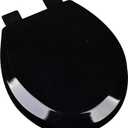1F1R5-90 Premium Molded Wood Toilet Seat, Black