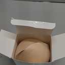 Hercicy 1 Pair Cotton Breast Forms Light Sponge Mastectomy Breast Cancer Support Bra for Women (D/E Cup)