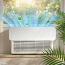 AirFlow Pro Cool & Pure Window Air Conditioner Deflector with Negative Ion Purifier, Adjustable AC Vent Deflector for Mini Split & Window Units, Universal ABS Air Vent Deflector to Prevent Direct Blow