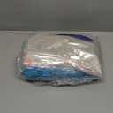 Moinchore 12 Pcs Christmas Basket for Gifts Empty 9.8x6.5'' Blue Snowflake Market Tray Cardboard Basket with Bows, Plastic Bags, Twist Ties, Empty to Fill for Holiday Birthday Xmas Winter Party Favor