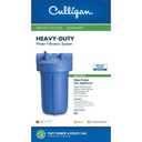 Culligan HD-950A Heavy-Duty Whole House Water Filter Housing 1" Inlet/Outlet, Premium Sediment Filtration System, UV-Resistant Opaque Design, Pressure Relief Valve, NSF Certified