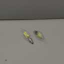 GE Ultra Bright LED Light Bulbs, 100W, Daylight Candle Lights, Clear Decorative CA12 Light Bulbs, Candelabara Base (3 Pack)