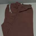 Medical Scrub Tops for Women - Mandarin Collar, Relaxed Fit, 4-Pocket Design, Shirttail Hem, Soft Stretch Scrub Shirts and Pants Brown Medium