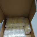 32 Set Tealight Candles with Gold Candle Holders Unscented Smokeless Votive Candles for Table Centerpiece Glass Ribbed Tealight Holders Bulk for Home Living Room Wedding Christmas Birthday