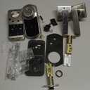 Veise VE06-L Smart Locks with 2 Lever Handle Set, App Control, Keyless Entry Deadbolt for Front Door, Electronic Digital Touchscreen Keypad, Auto Lock, Waterproof, Easy Installation, Satin Nickel