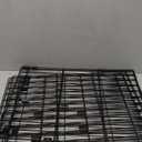 IRIS USA Metal Dog Playpen, 8-Panel 24" Pet Playpen, Puppy Playpen, Indoor/Outdoor Dog Fence, 58 x 58 x 24, Foldable, Customizable, Black