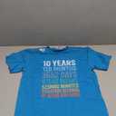 10 Year Old Bday Decorations Son Boy 10yr 10th Birthday T-Shirt Size Large