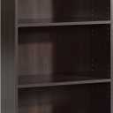 Sauder Beginnings 3-Shelf Bookcase, Bookshelf with Adjustable Storage Shelves, in Med Wood Finish