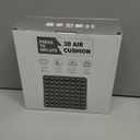 Sondur Travel Cushion Airplane seat, Trave seat Cushion for Long Flights, Portable Airplane Pad with Storage Bag for Car, Office, Stadium, Ergonomic Comfort Support, Heavy Duty (36 Air Bag)