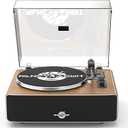 Bluetooth Record Player with Speakers,Turntable for Vinyl Records