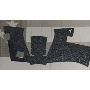 Talon Grips - Adhesive Grip for Glock 17, 17 MOS, 22, 25, 31, 34, 35, 37, 45, 74, 19X - Made in The USA - Easy Installation, Superior Traction, Performs in All Conditions (Gen 5 - No Backstrap, Granulate)