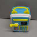 【Upgraded】 Piggy Bank, Face ID Password Unlocking Electronic Kids Bank ATM Security Unlocking Cash Coin Bank Toys Gifts for Kids, Coin Bank for 3 4 5 6 7 8 9 10 11 12 Year Old Boys Girls Blue