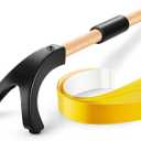 Miter Saw Hold Down Stick and 5 Pcs 14 x 2 Inch Zero Gap Woodworking Tape, Safety Miter Saw Accessories to Keep Your Hands away from Saws Push Sticks for Wood