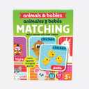 Chuckle & Roar Animals & Babies Matching Memory Game for Kids Ages 3+  Bilingual Parent & Baby Animal Card Game, Preschool Learning & Concentration Fun