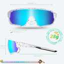 IKTOD Youth Baseball Kids Sunglasses for 4-16 Boys Girls Softball Cycling Glasses UV400 Protection Sports Goggles (Ks-08)