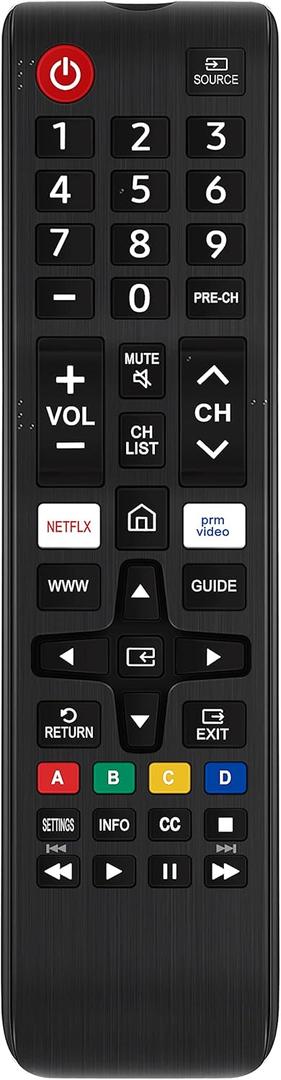 PERFASCIN BN59-01347A SUB BN59-01315A Replace Remote Control for Samsung UN43RU7200F UN50TU7090G UN32TU4300AG UN43TU7090GXZS UN55RU710D UN58RU7100 UN58RU7200
