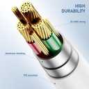 2 x USB C to USB C Cable, 2Pack 60W[10FT+6FT], Type C to C Cable Fast Charging Cord for iPhone 17/16/15/Pro/Pro Max/Plus, iPad Pro, MacBook Air 13 inch/iPad Pro/Air, for Samsung Galaxy and More