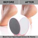 3 Pack Nano Glass Foot File Callus Remover for Feet, Beomeen Double Sided Foot Scrubber, Dead Skin Remover, Hygienic Pedicure Tool, Hair Eraser for Softer and Smoother Feet and Hands (Pink Pink Pink)