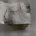 MADIZZ Pack of 2 Thick Plush Wool Throw Pillow Covers 18x18 Inch White Grey Soft Neutral Decorative Throw Pillows Accent Boho Cushion Covers for Couch Sofa Bedroom Pillow Shell