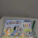 Hasbro Gaming Trouble: Bluey Edition Board Game for Kids, 2-4 Players, Race Bluey, Bingo, Bandit, or Chilli to The Finish, Ages 5 and Up