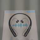 Neckband Bluetooth Headphones, Bluetooth 5.4 Wireless Headphone with Retractable Earbud,CVC8.0 Noise Cancelling, 16Hrs Playtime, Around The Neck Headphones Stereo Headset for Music, Conference, Videos