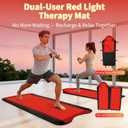 Full Body Red Light Therapy Mat with 3207 LEDs, 3-in-1 660nm & 850nm TPU Infrared Light Blanket, 74.8" x 36" Foldable Therapy Pad with Timer Controller Pulse Modes for Home Use 260W