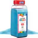 Hygloss Colored Sand for Crafts 3 lb Bottle, Light Blue Vibrant Colorful Fine Sensory Play Sand Art Kits for Kids Classroom Activities for Children 3 4 5 6 7 8 9 10 11 12 Safe for Ages 3+